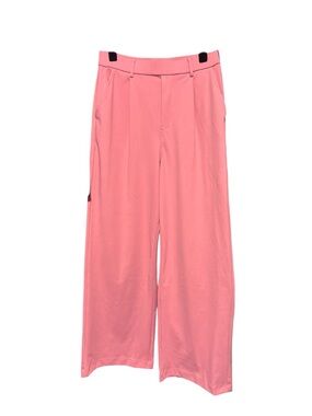 HALARA Rose Pink High-Waist Wide Leg Trousers